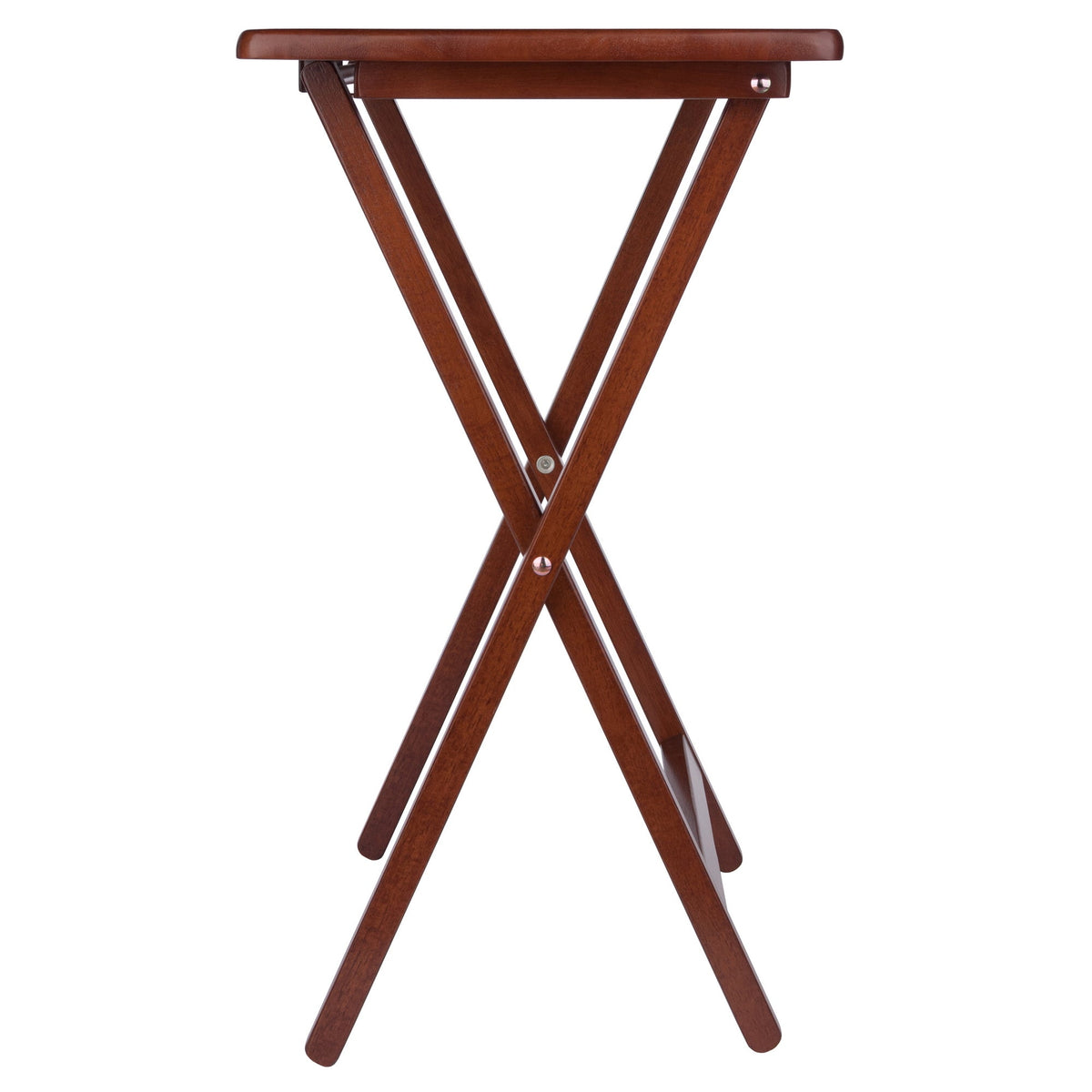 Alex 2-Pc Snack Tables, Walnut