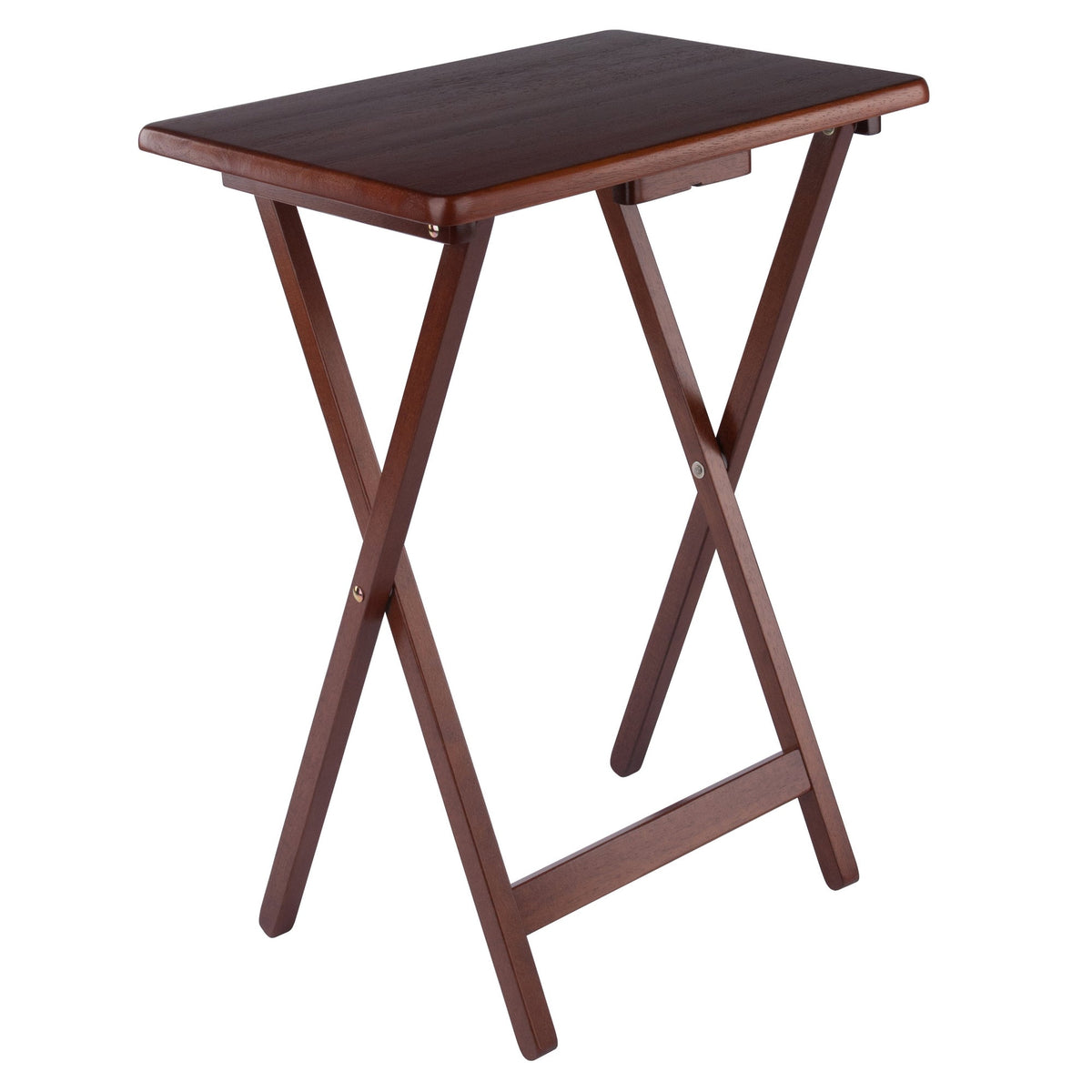 Alex 2-Pc Snack Tables, Walnut